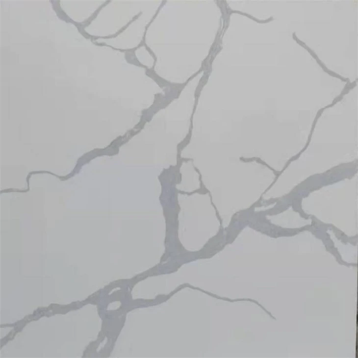 Cararra White Quartz Slab
