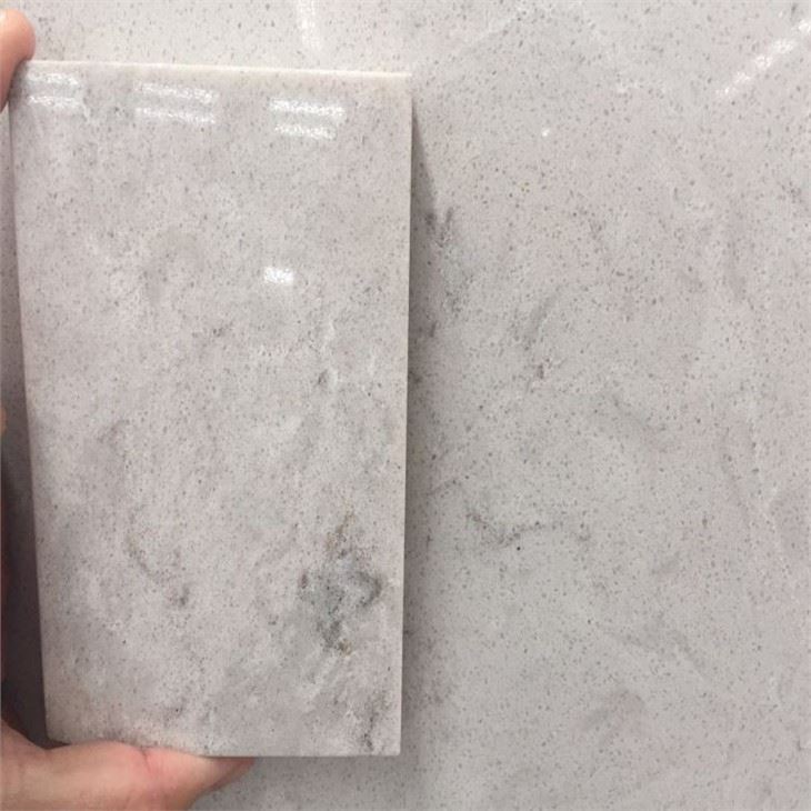 white quartz slab