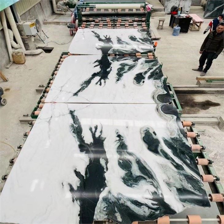 white panda marble