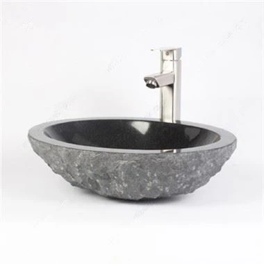 سیاہ گرینائٹ باتھ روم سنک