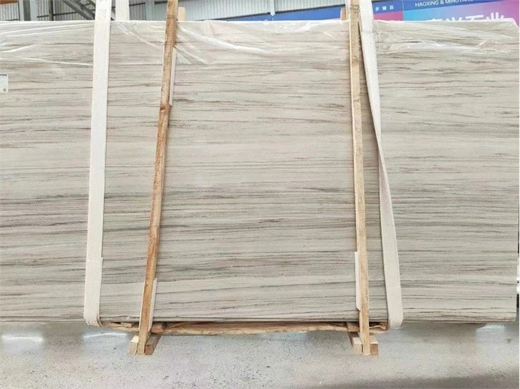 white wood vein marble